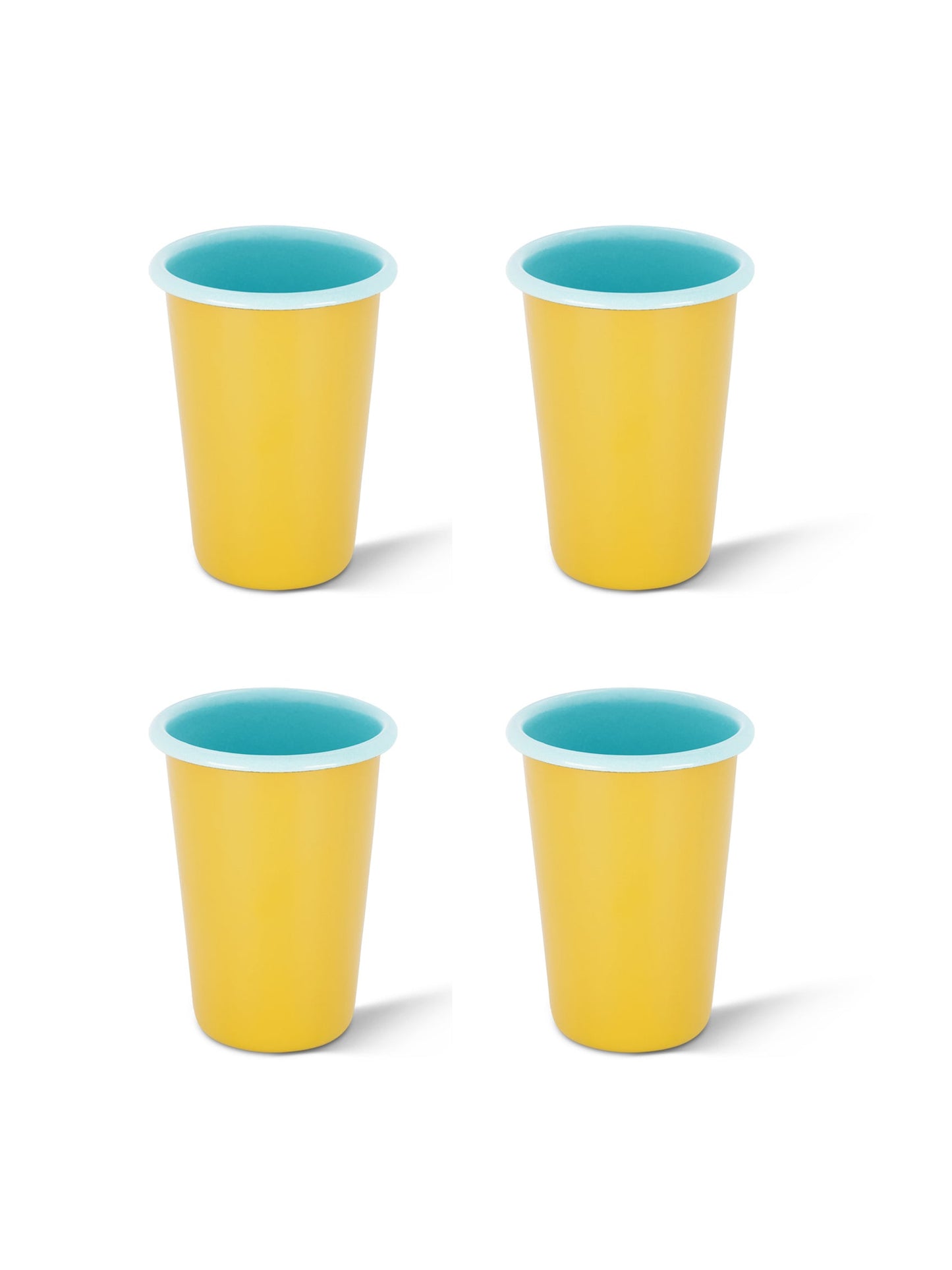 S/4 Large Enamel Tumbler - Two Tone