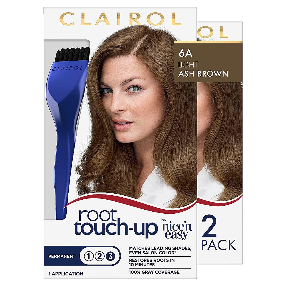 Clairol Permanent Hair Color, Light Ash Brown Shades 6A