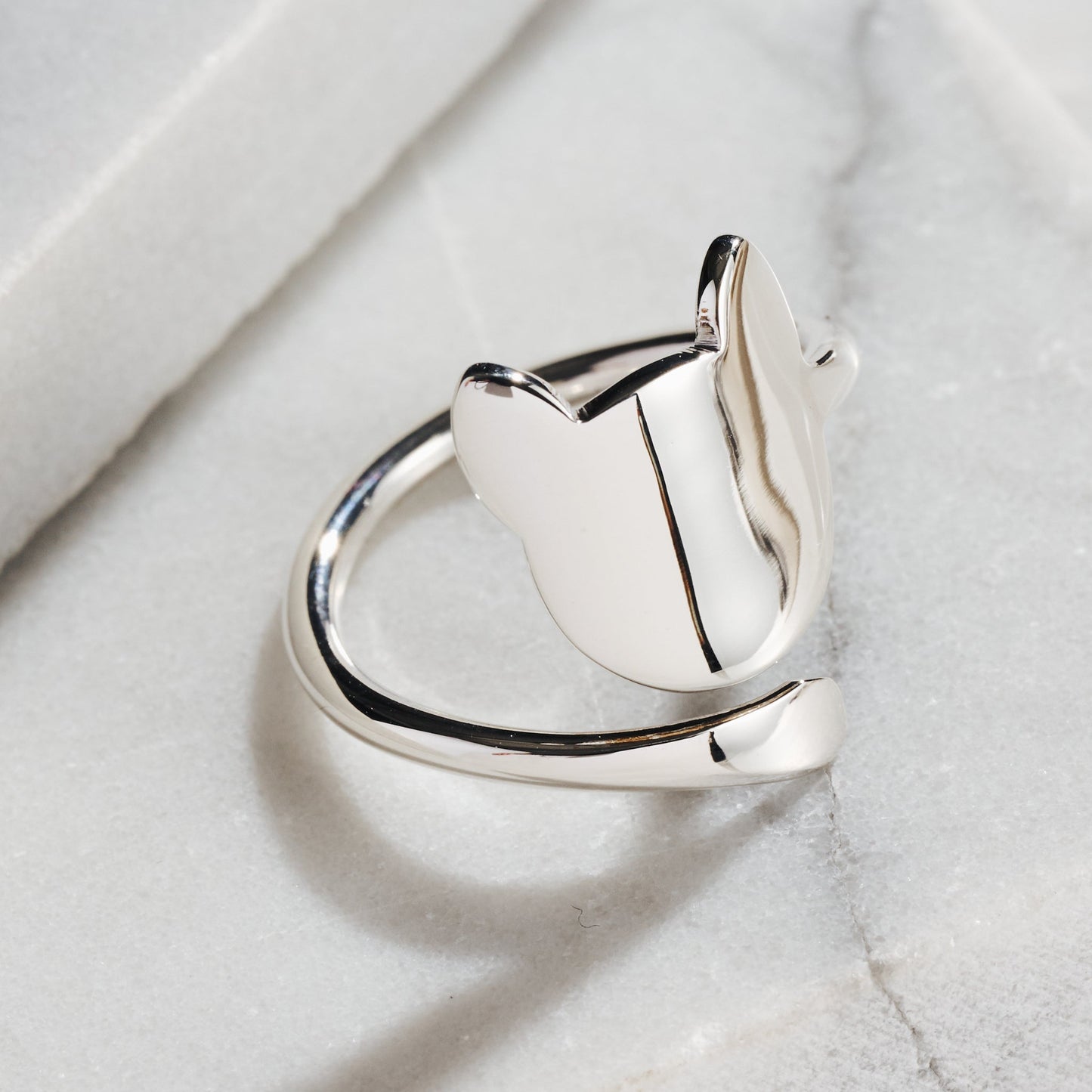 Cat Tails Sterling Silver Ring