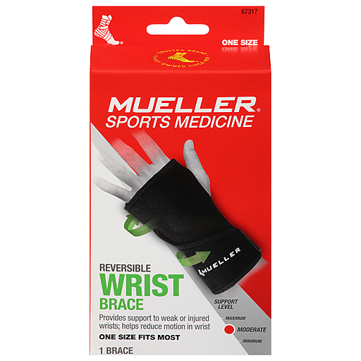 Mueller Moderate Reversible Wrist Brace 1 Ea Box
