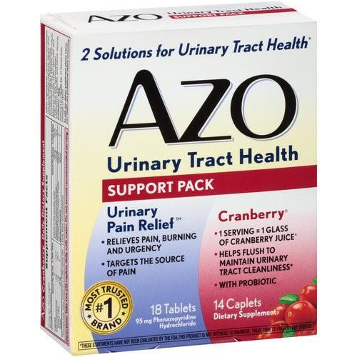 Azo Urinary Tract Health, Support Pack, 18 Tablets, 14 Caplets