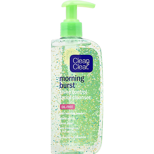 Clean & Clear Morning Burst Shine Control Facial Cleanser, 8 Oz
