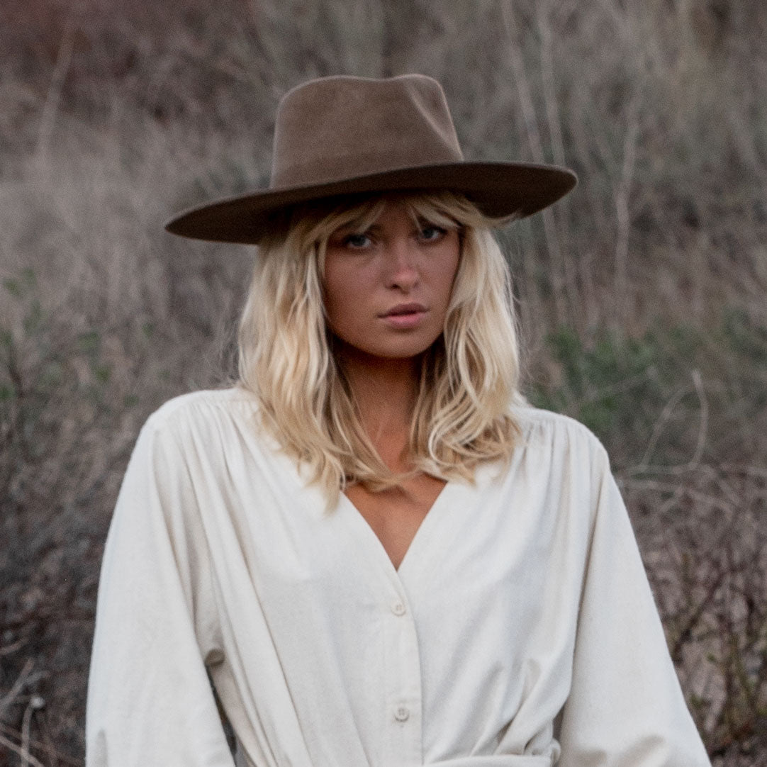 La Vida Wool Rancher Hat - Oak