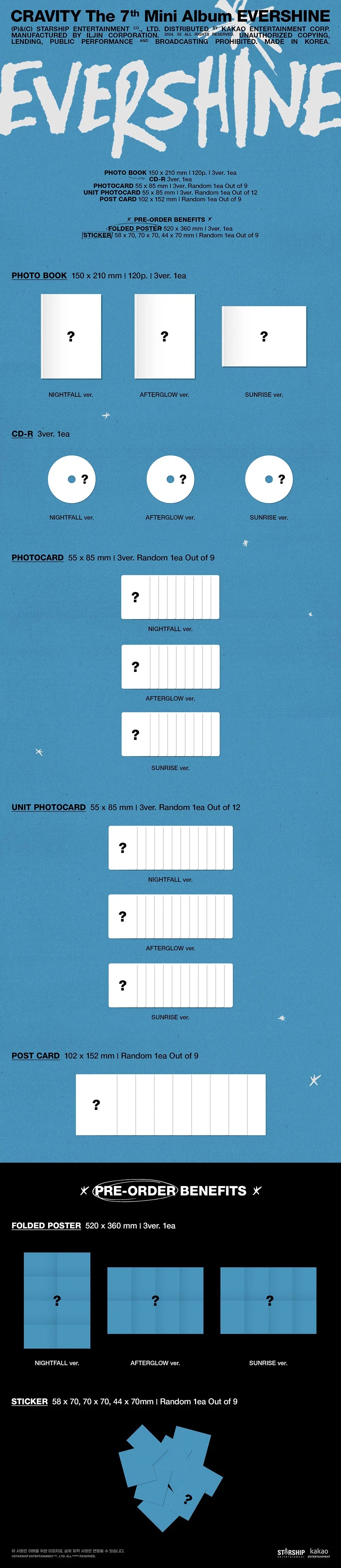 Cravity 7th Mini Album - Evershine