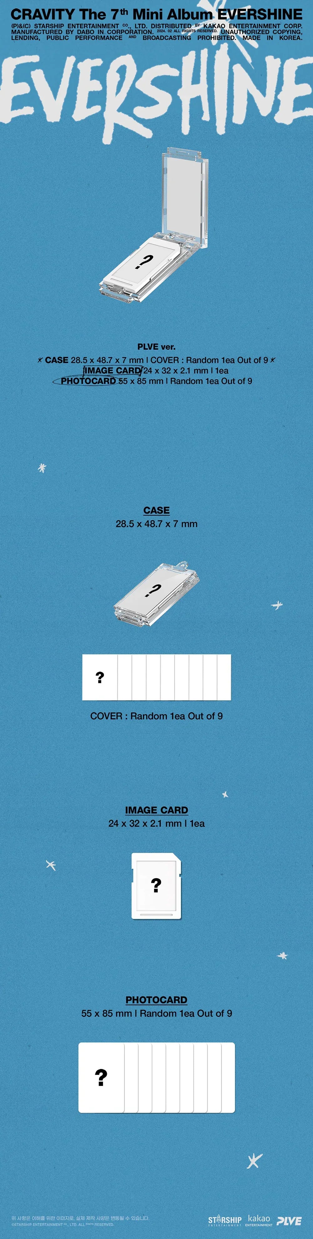 Cravity 7th Mini Album - Evershine (Plve Ver.)