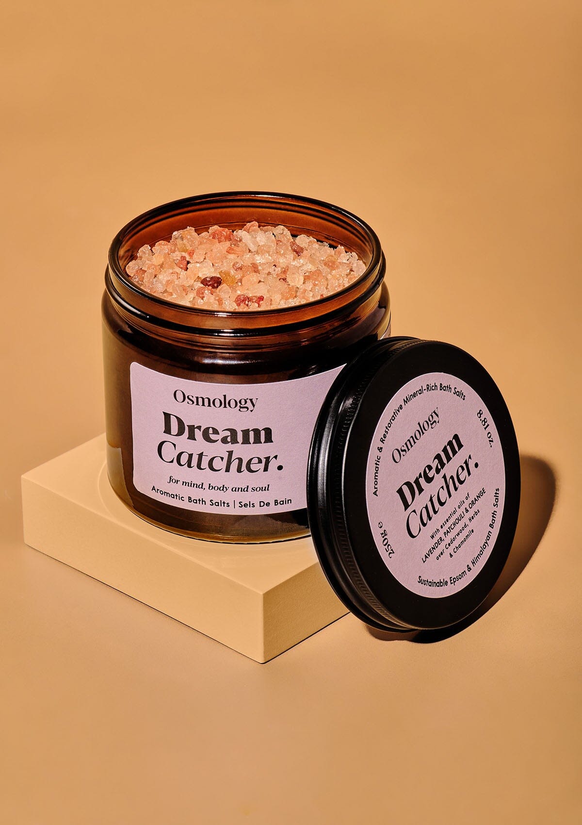 Dream Catcher Amber Bath Salts - Lavender Patchouli and Orange