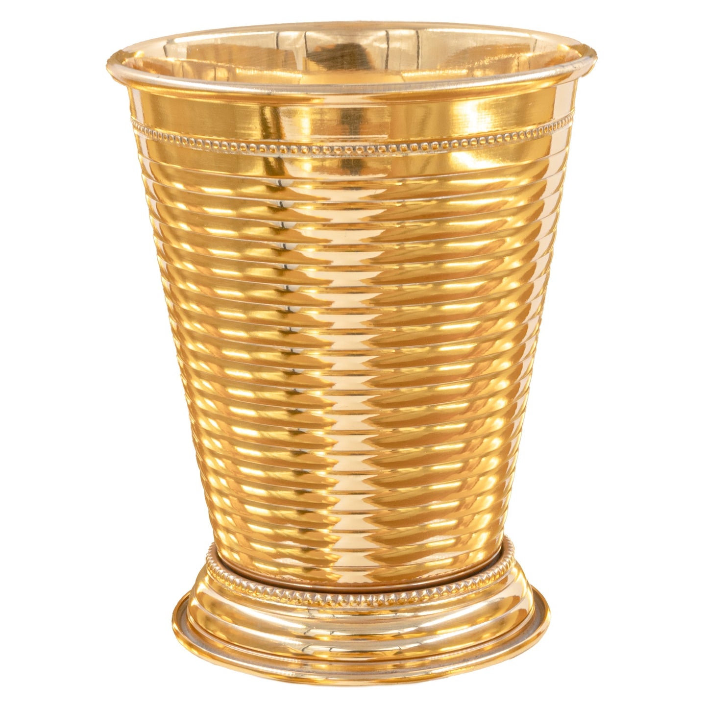 Fluted 24K Gold Plate Julep