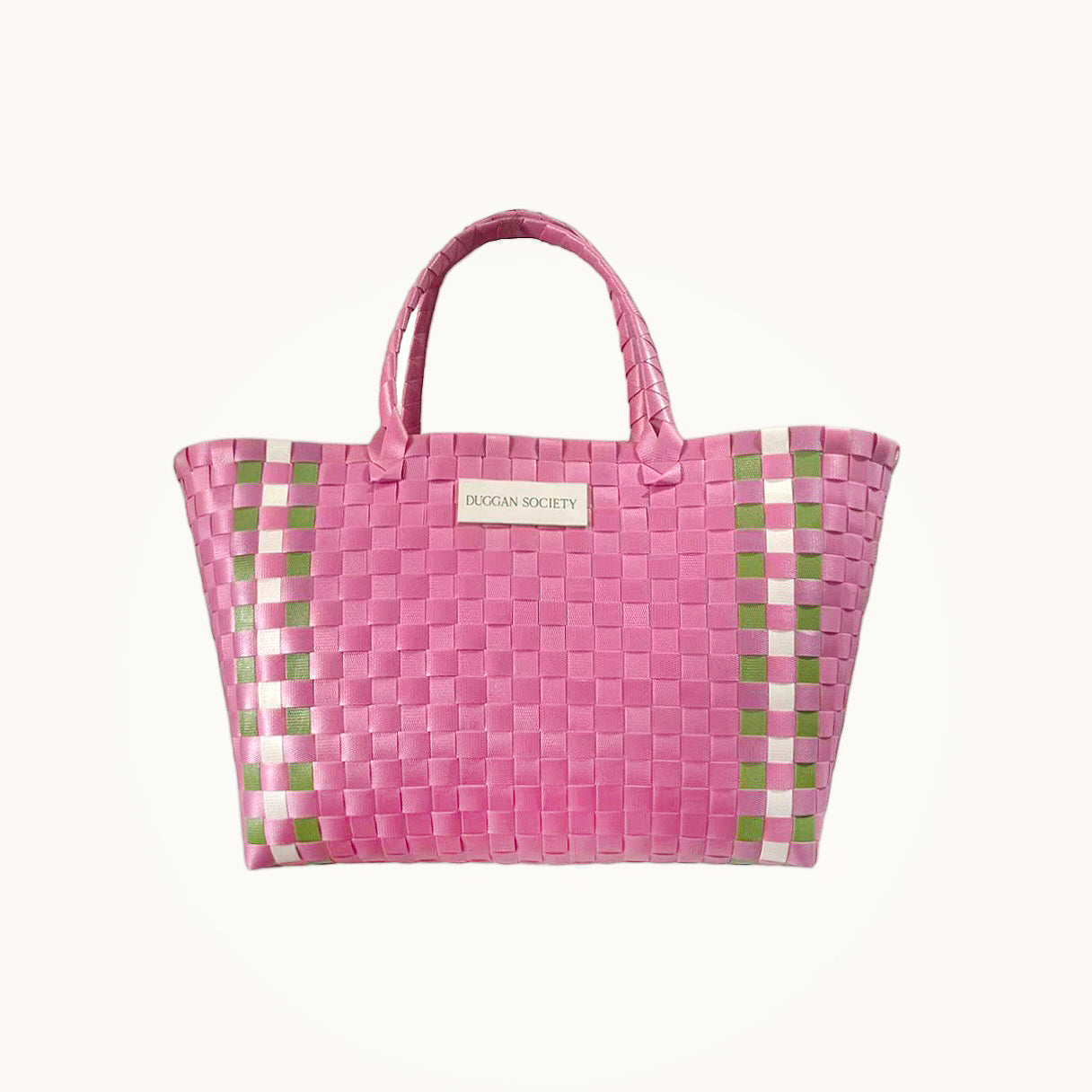Monkey woven basket bag