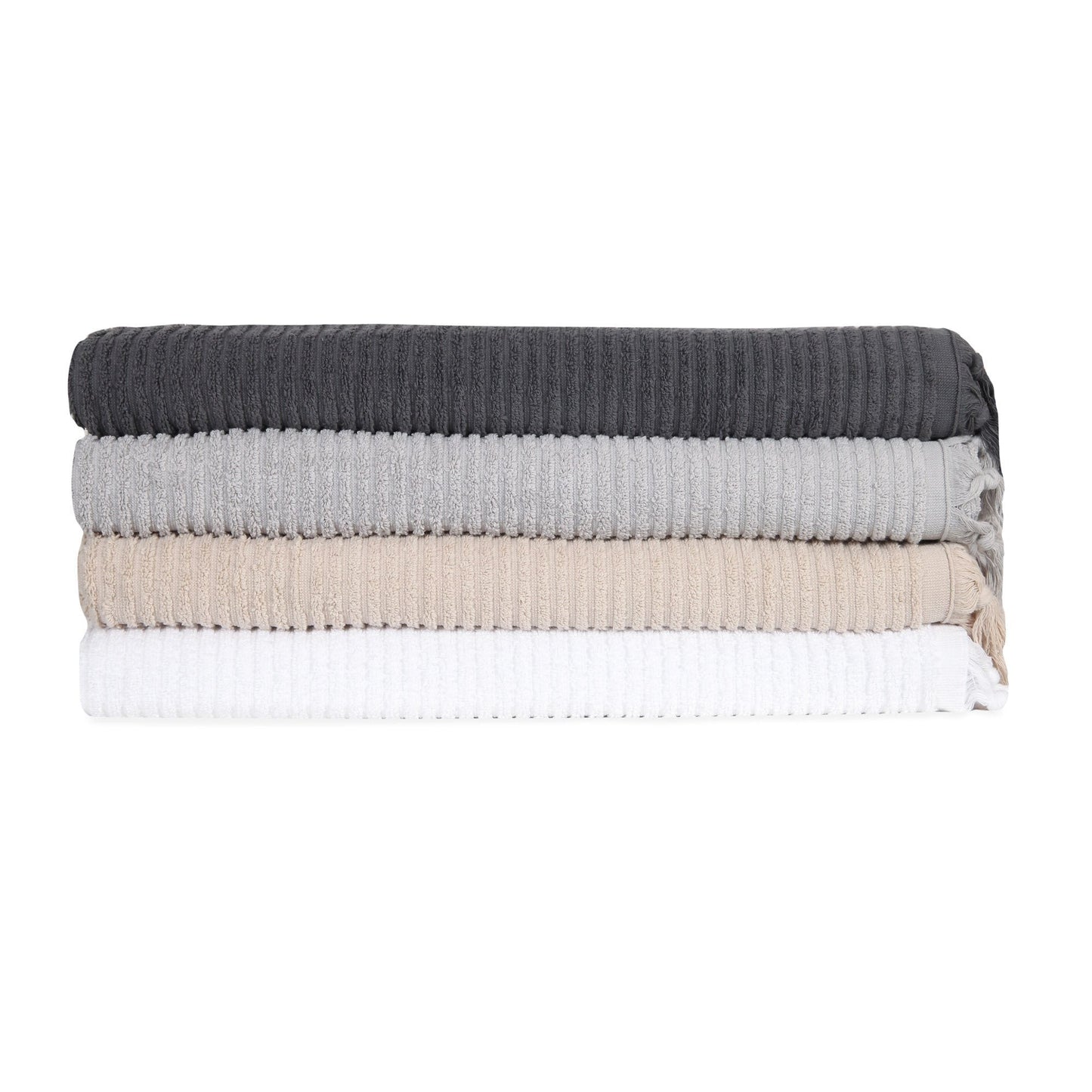 Ribbed Loom Terry Towel Set