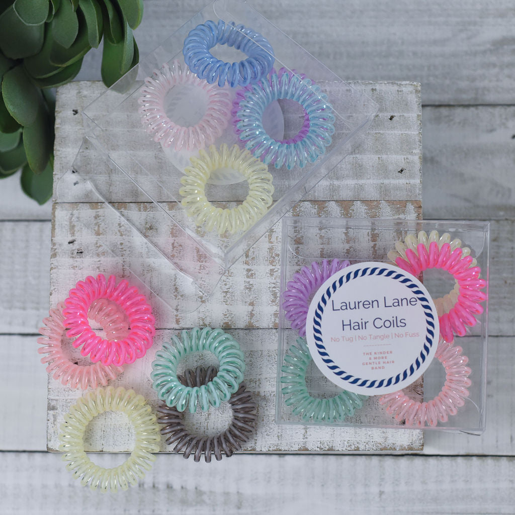 Medium Hair Coil Set in Translucent