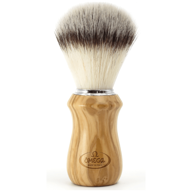 Omega Shaving Brush Hi-Brush Olive Wood #0146832