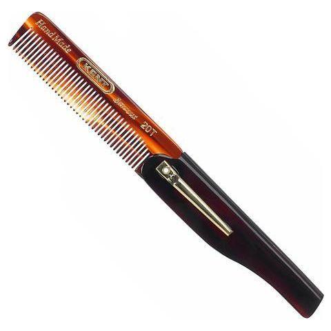 Kent Handmade Comb 20T - 100 mm Men's Folding Pocket Comb