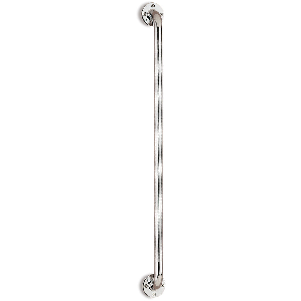 32-INCH CHROME WALL GRAB BAR W/ KNURLED GRIP (8032CH-R)