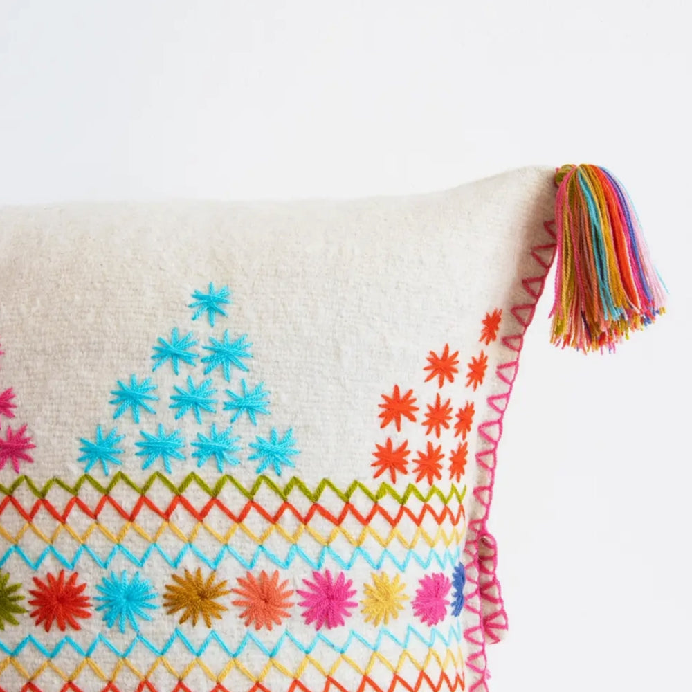 Erika Pillow - Natural/Multicolor (20x20)