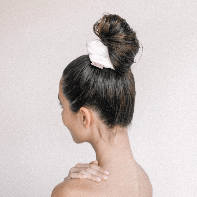 Kitsch Towel Scrunchie White