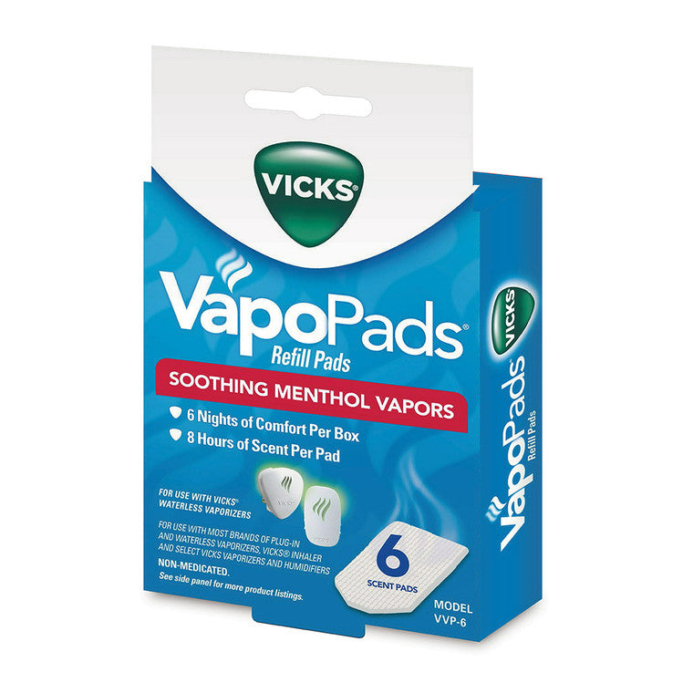 Vicks VapoPads Refill Pads, Soothing Menthol Vapors