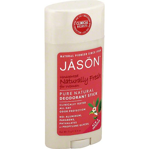 Jason Natural Products Naturally Fresh For Women Pure Deodorant Stick Unscented