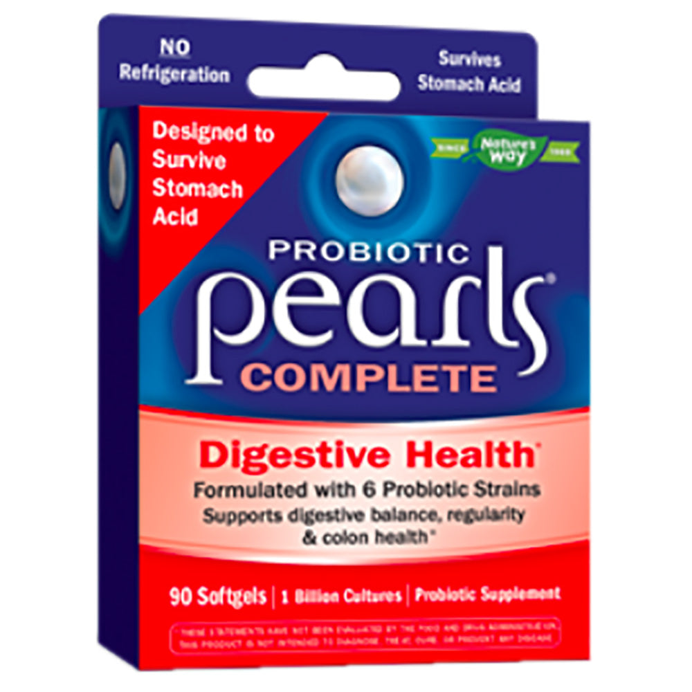 Enzymatic Therapy Nature's Way, Probiotic Pearls Complete, Digestive Health, 30 Softgels