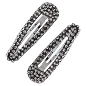 KitSch Snap Clips Hematite