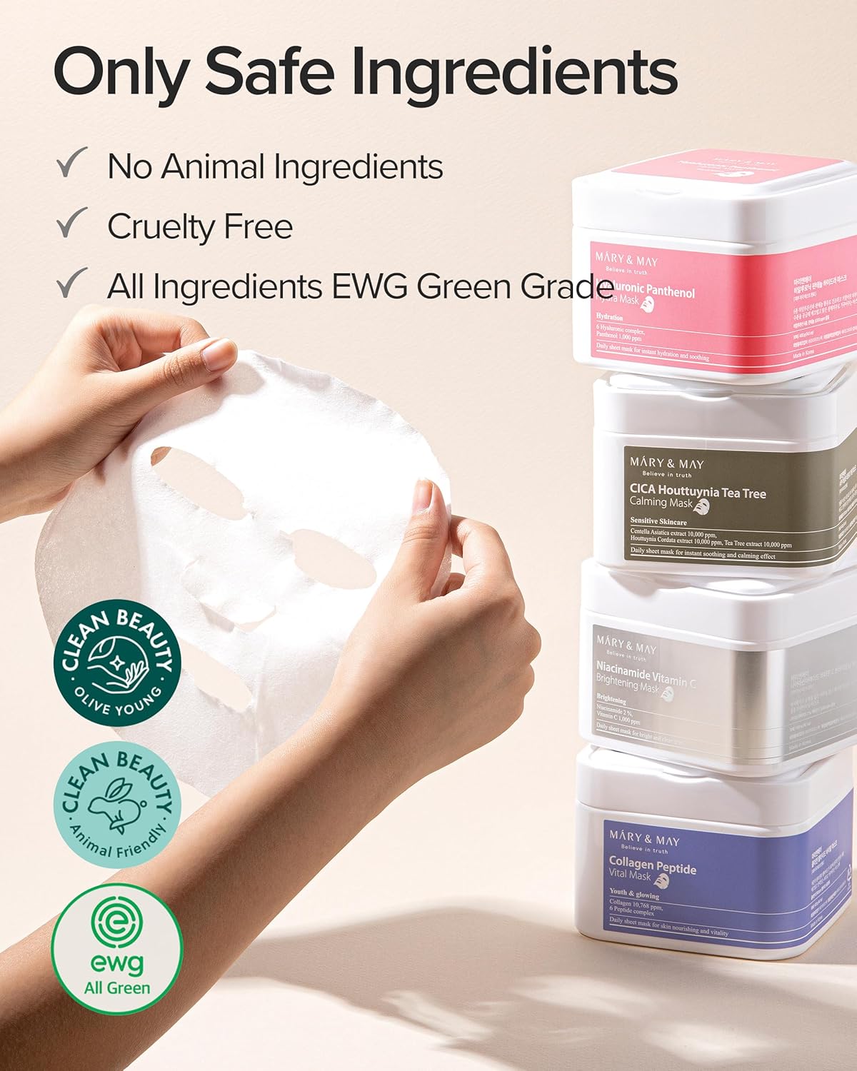 Mary & May Collagen Peptide Vital Mask - Osadia Concept Store