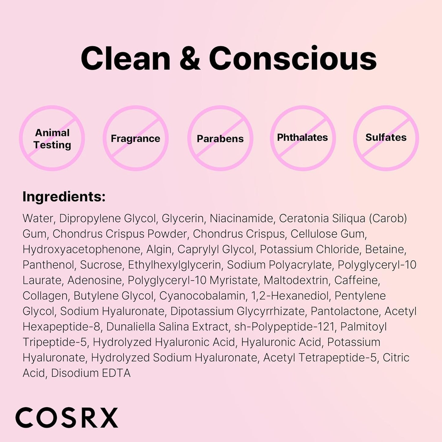 Cosrx The Peptide Collagen Lifting Glow Hydrogel Mask - Osadia Concept Store
