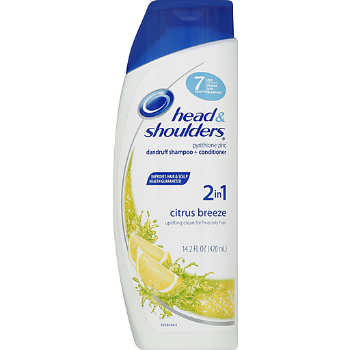 Head & Shoulders Citrus Breeze 2 In 1 Dandruff Shampoo Conditioner 13.5 Fl. Oz. Bottle