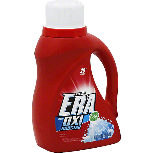 Era With Oxi Booster HEC Liquid Laundry Detergent 50 Fl Oz 26 Loads
