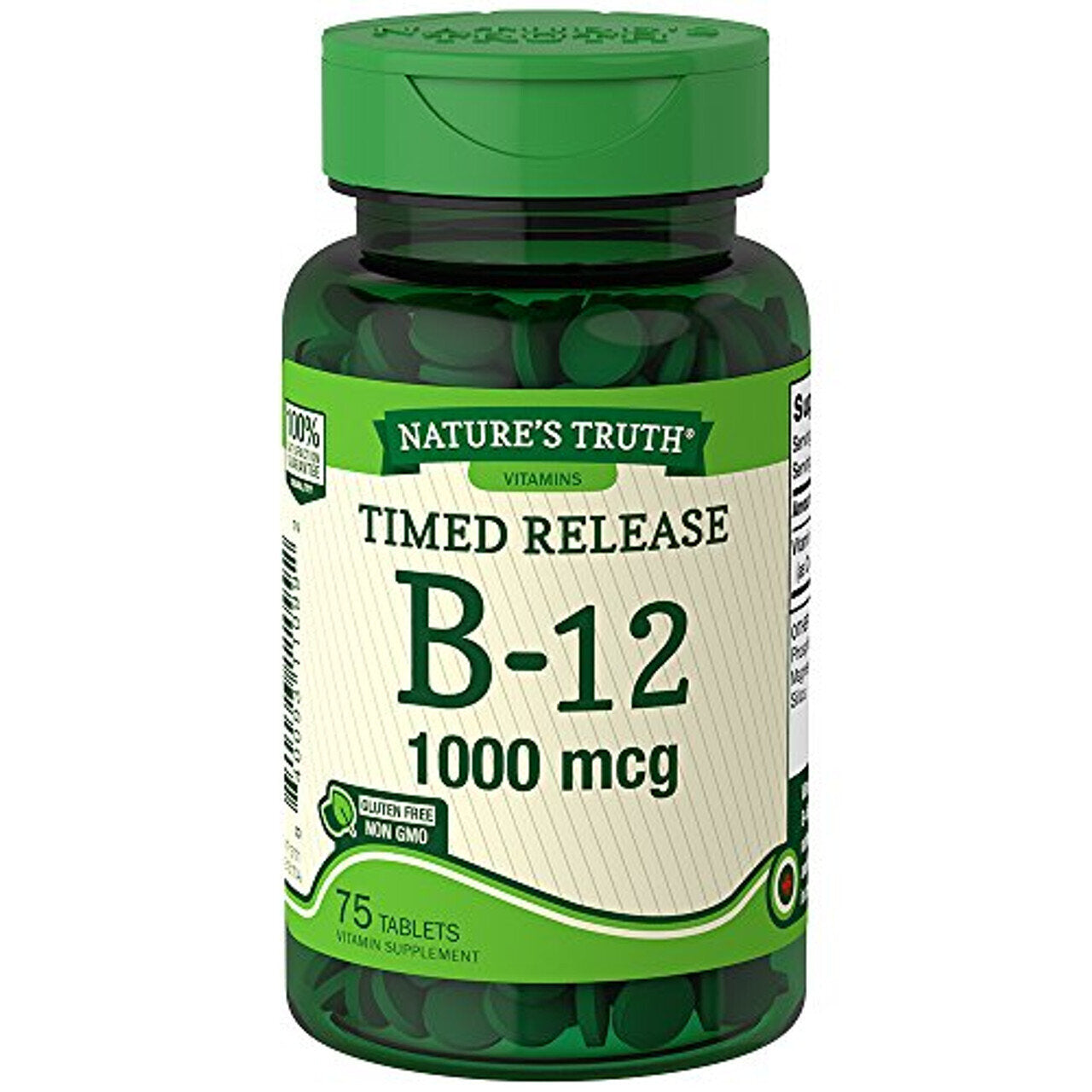 Nature's Truth Vitamin B-12 Time Released 1000 Mcg Tablets