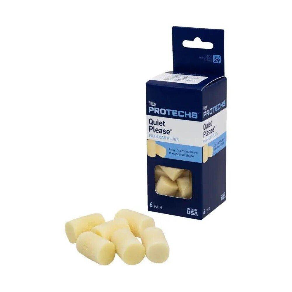 Flents Quiet Please Foam Ear Plugs 6 Pairs