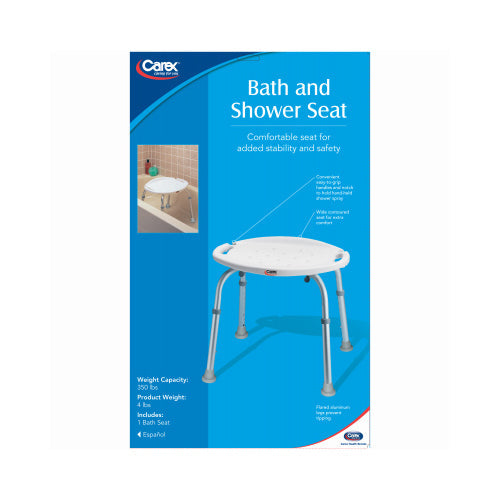 Carex Adjustable Bath And Shower Seat
