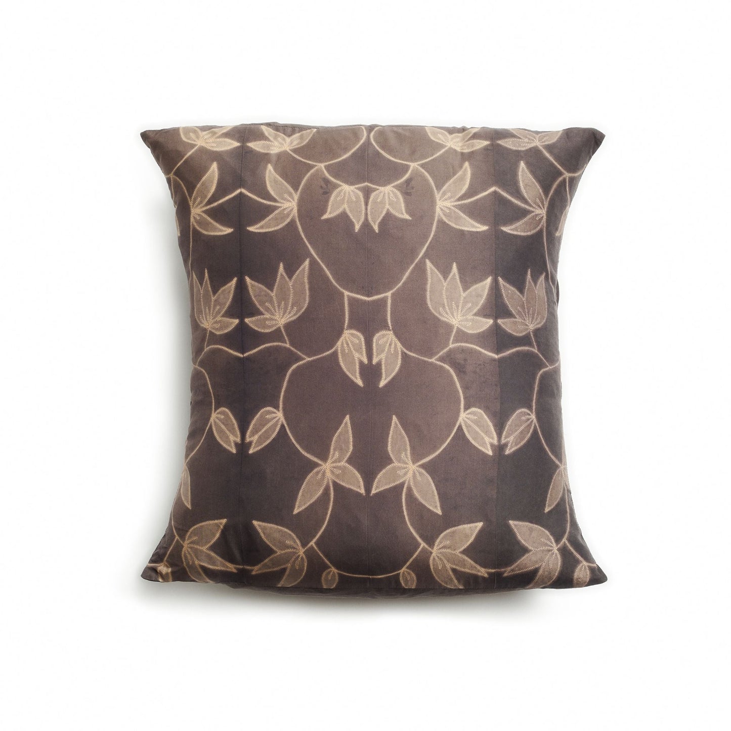 Folio Indigo Handcrafted Shibori Mulberry Silk Pillow