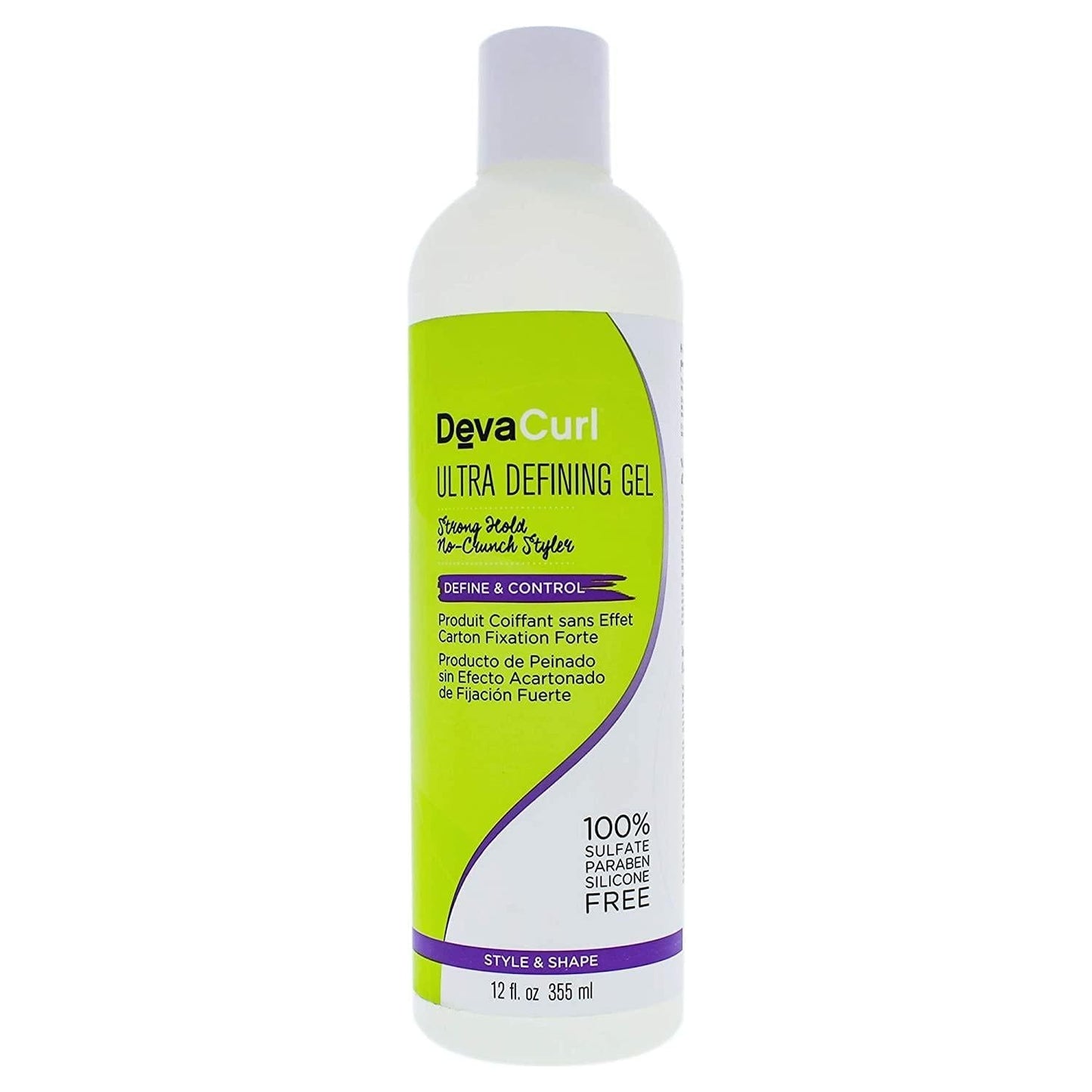 DevaCurl Ultra Defining Gel Strong Hold For Style & Shape 12 Oz