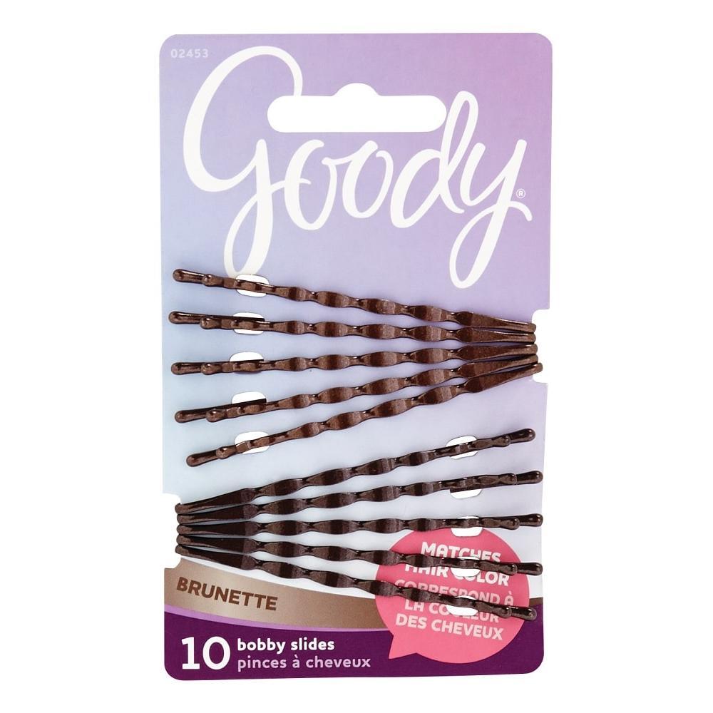 Goody Brunette Bobby Slides #02453