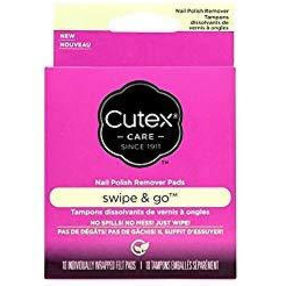 Cutex Care Swipe And Go Nail Polish Remover Pads