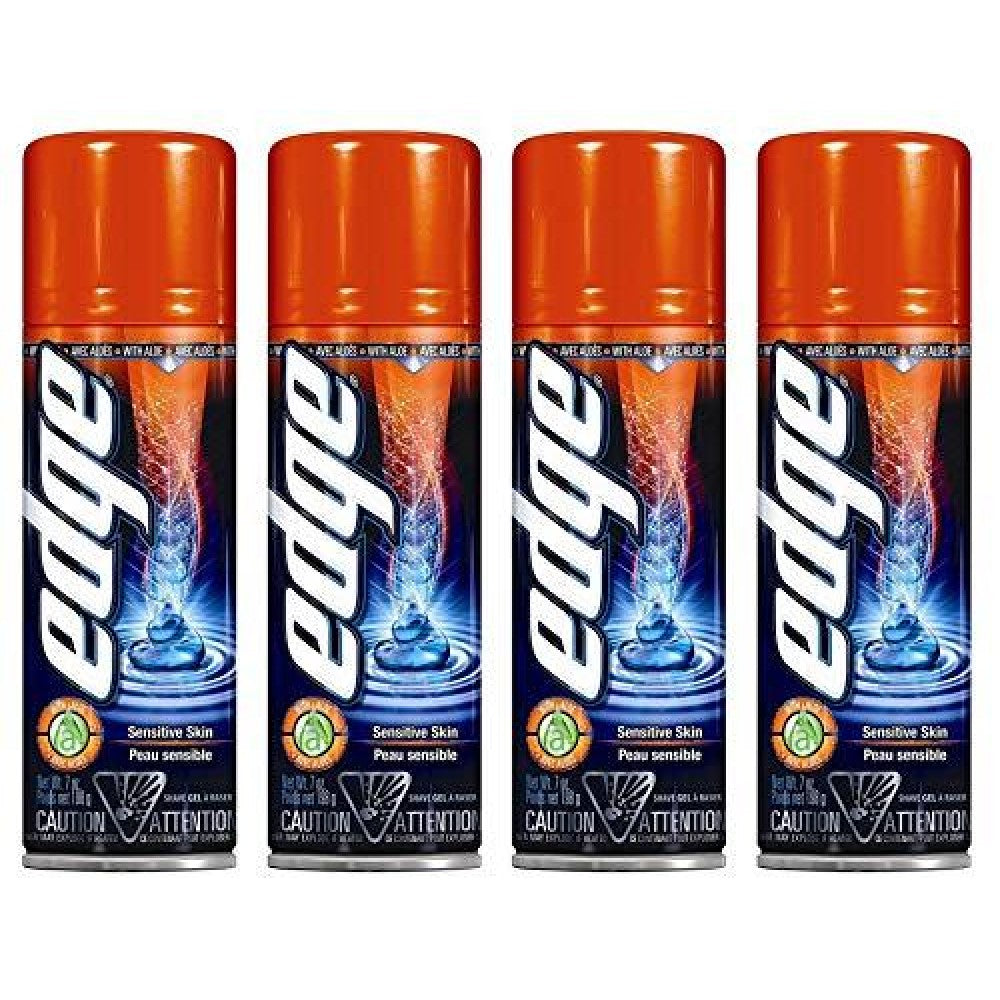 Edge Sensitive Skin Shave Gel For Men With Aloe, 7 Oz