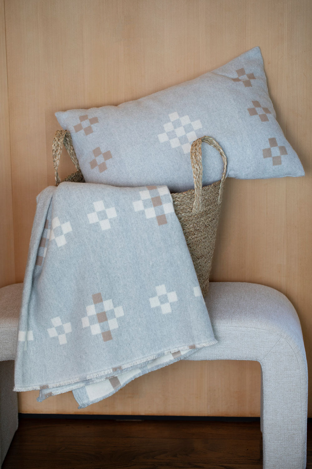 AMBER throw "quilt" organic cotton