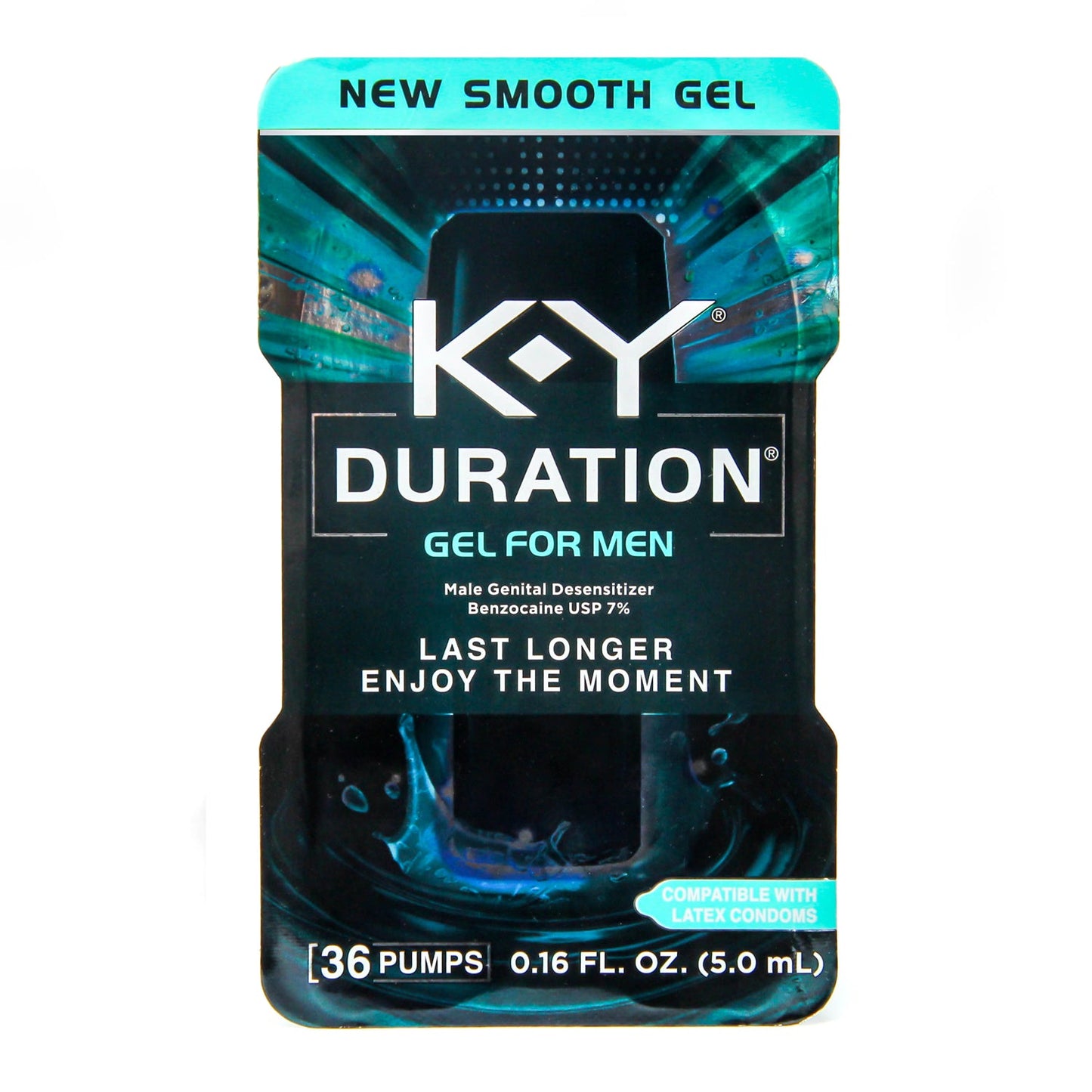 K-Y Duration Gel For Men With Pump, Male Genital Desensitizer, 0.16 Oz