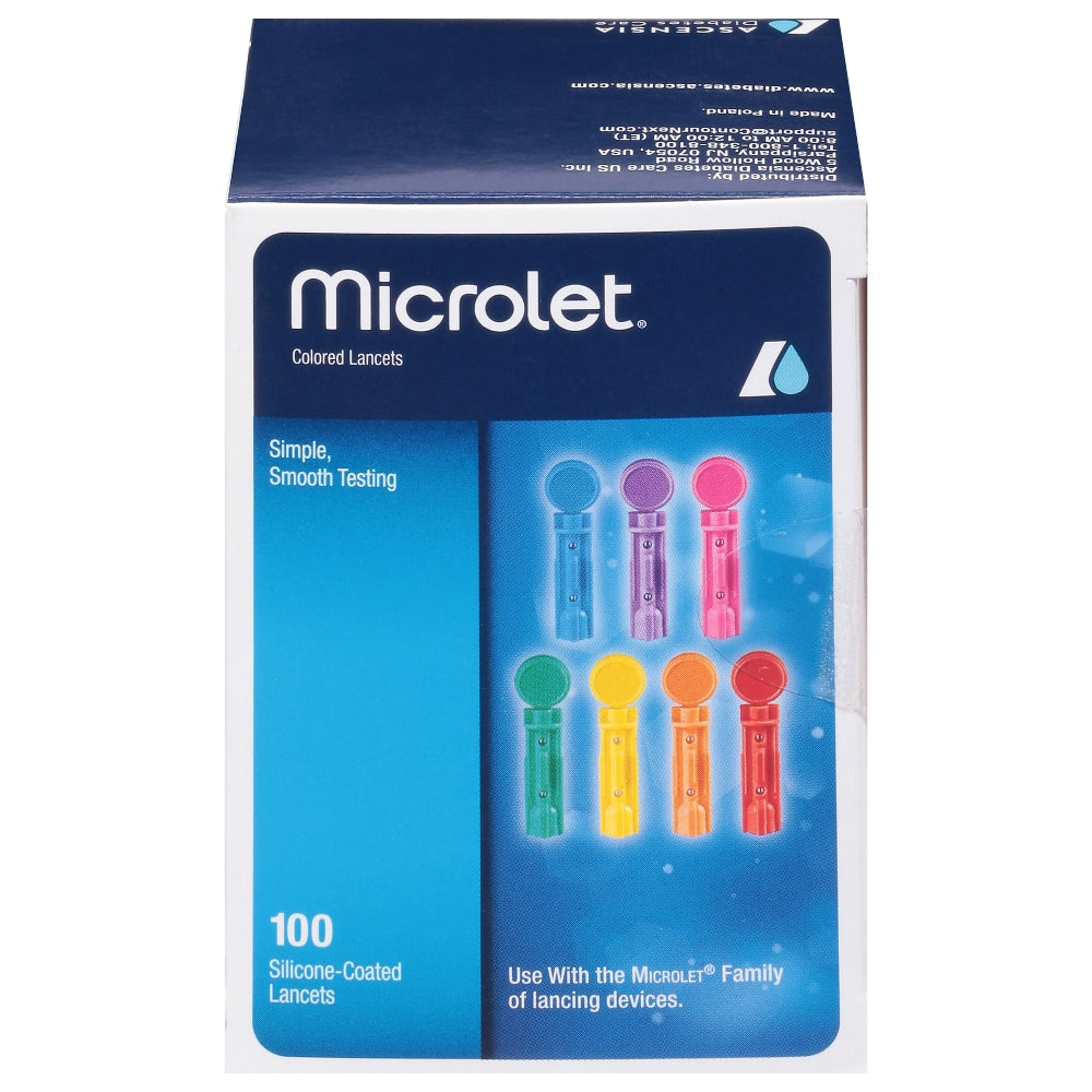 Microlet Bayer Colored Lancets
