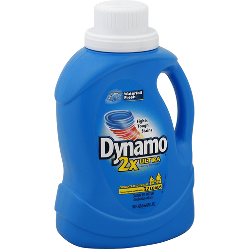 Dynamo Laundry Detergent, 2 X Ultra Concentrated, Waterfall Fresh