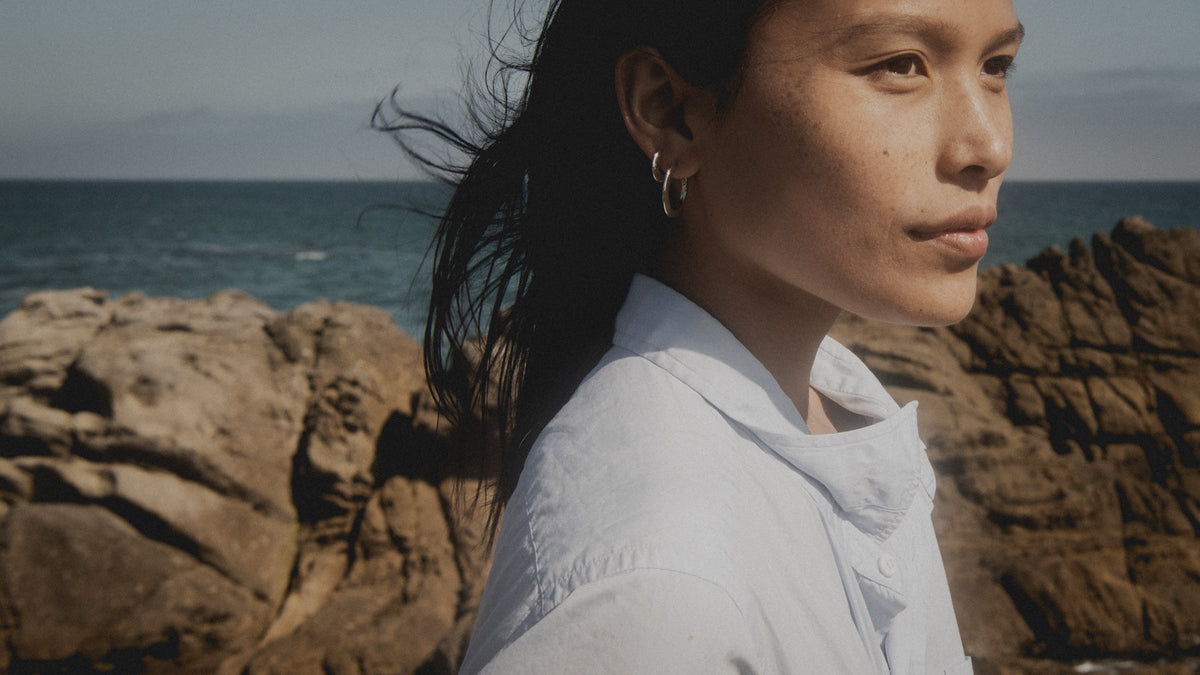 Talia Medium Hoop Earrings
