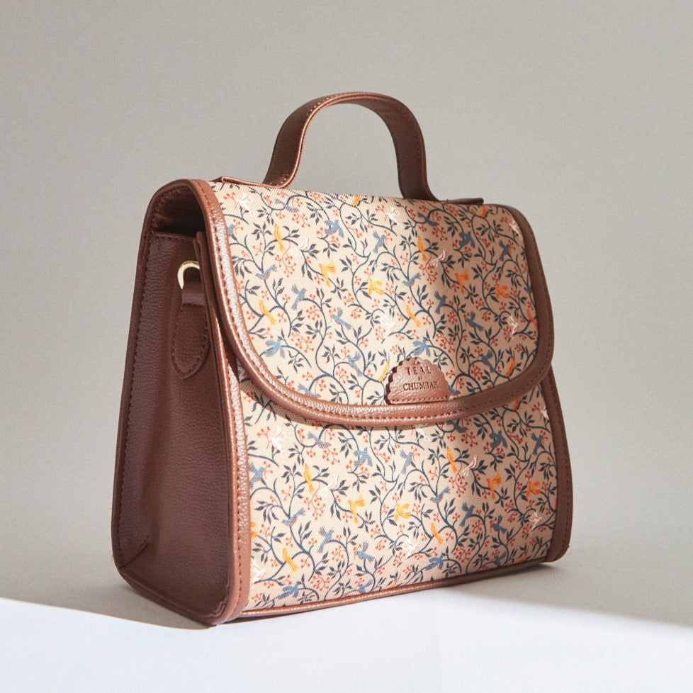 Handpainted Summer Crossbody Bag