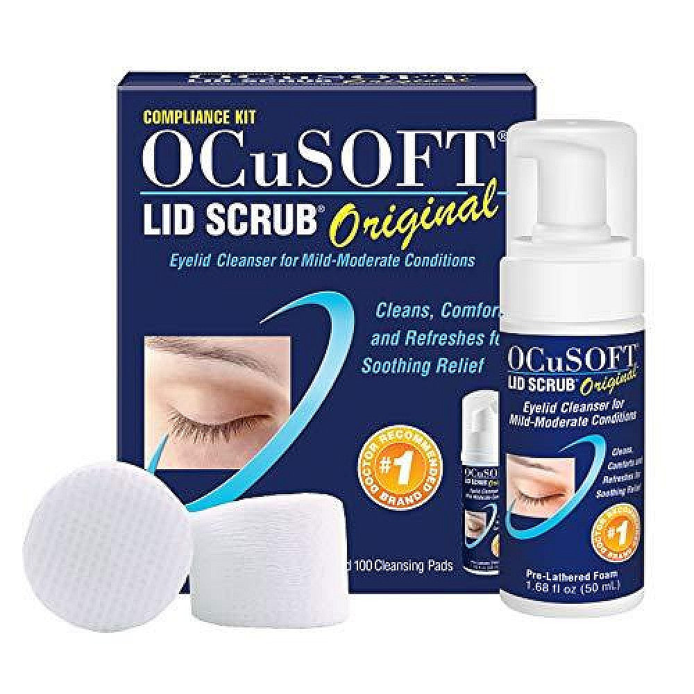 OCuSOFT Lid Scrub Eyelid Cleanser Compliance Kit, Original, 1 Kit