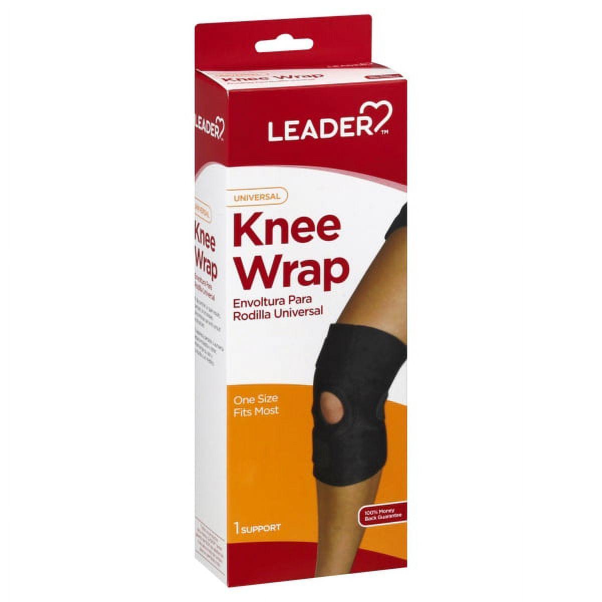 Leader Health Care Knee Wrap Neoprene Open Patella One Size