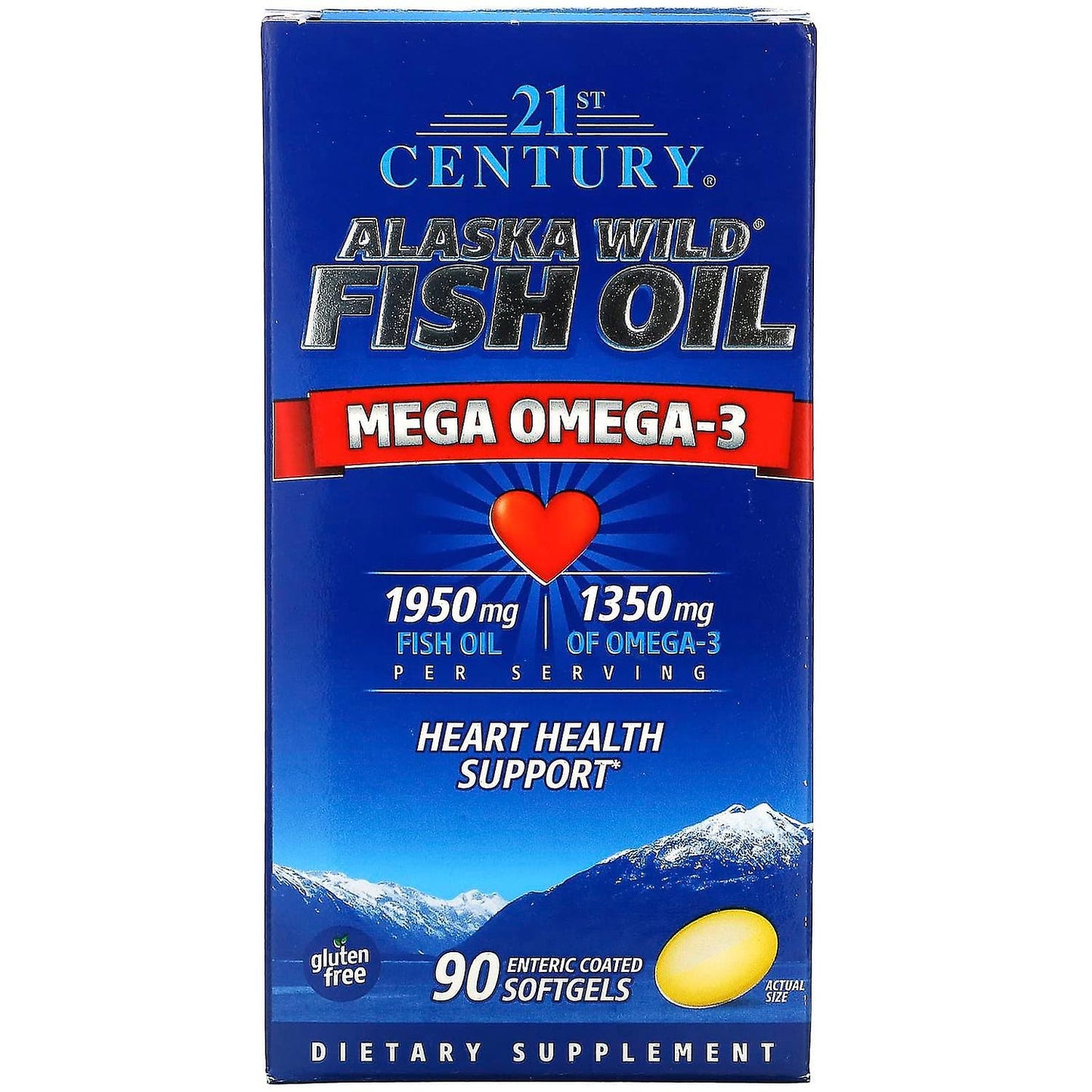 21st Century Fish Oil, Alaska Wild, Enteric Coated Softgels