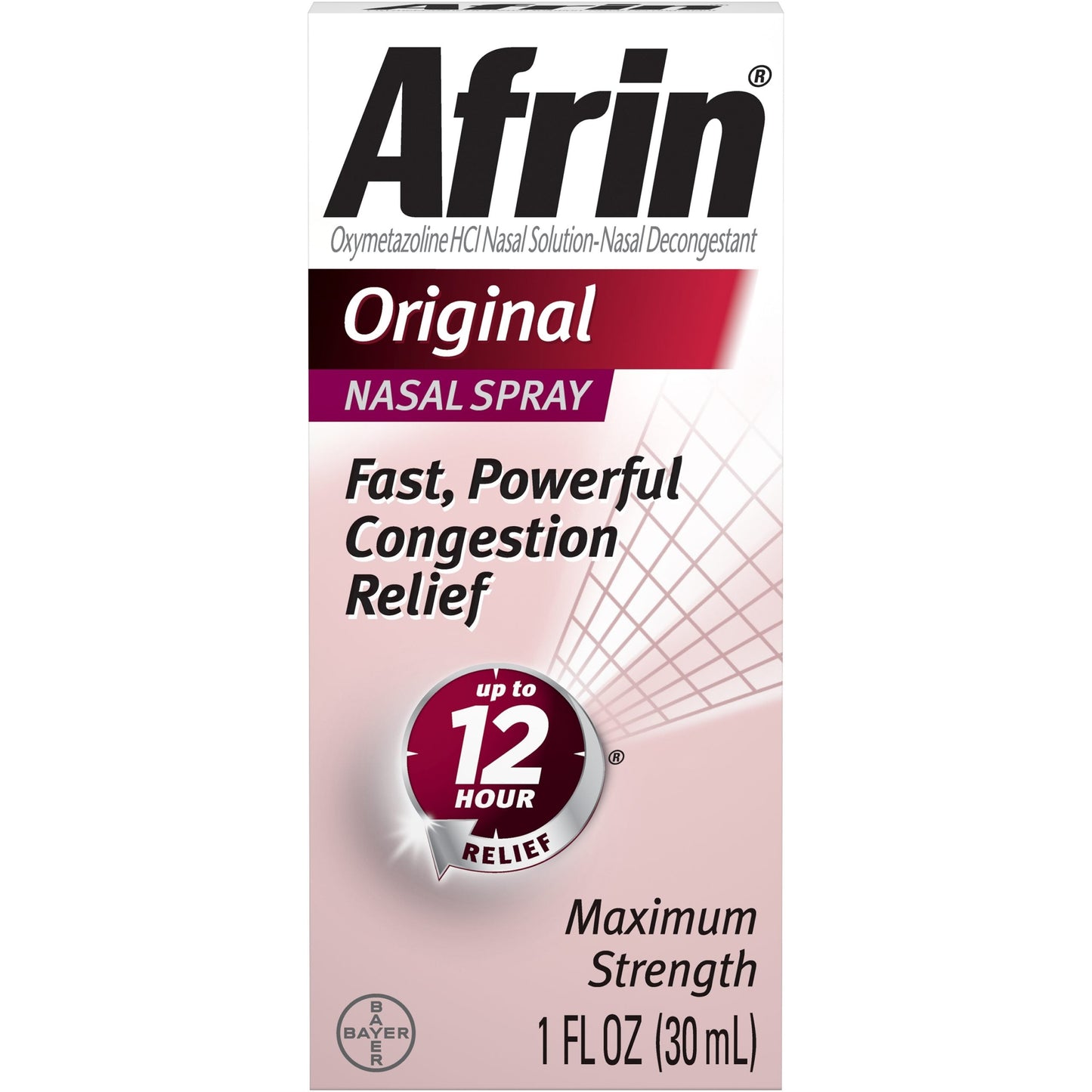 Afrin Nasal Spray, Maximum Strength, Original