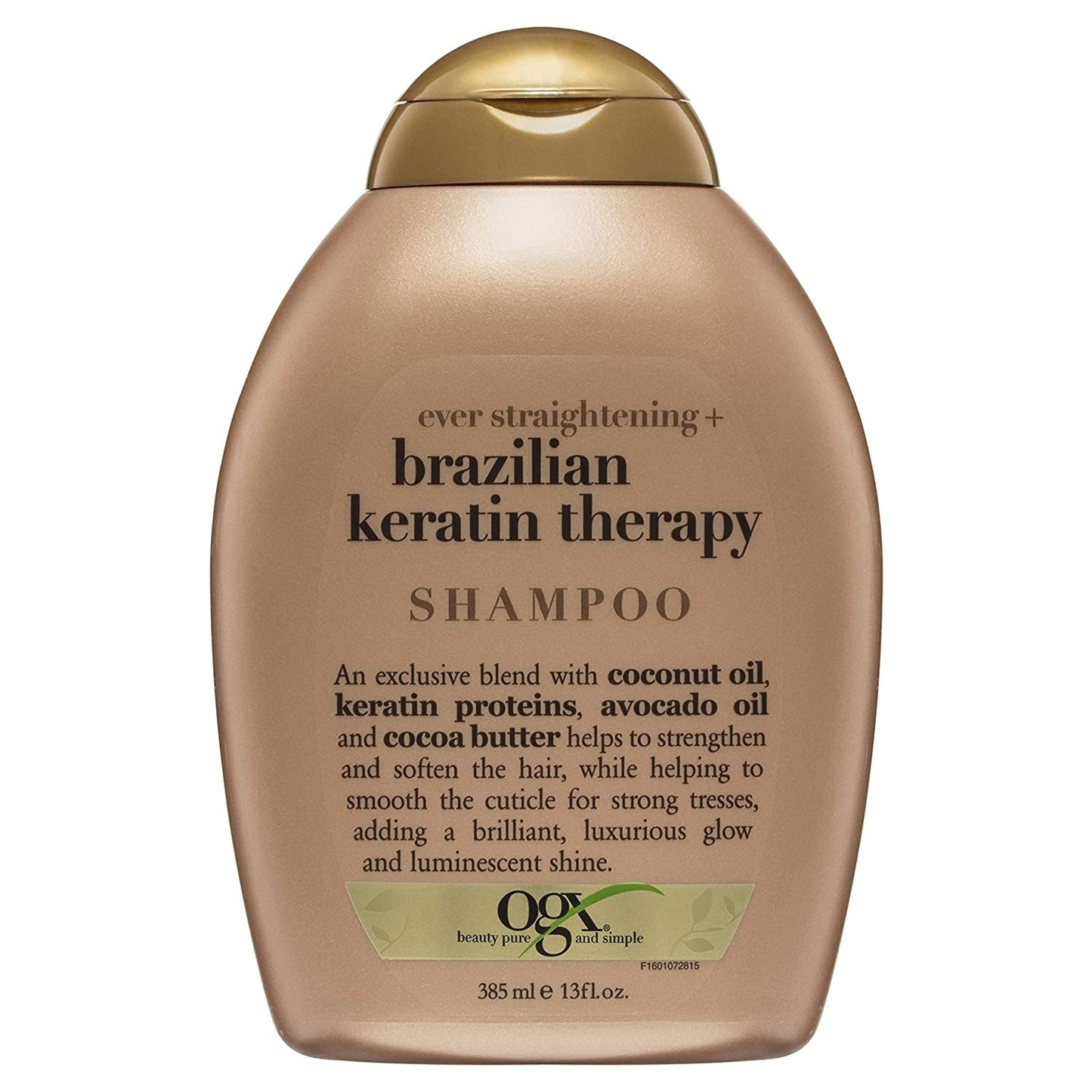 OGX Shampoo, Ever Strengthening + Brazilian Keratin Therapy 385 Ml
