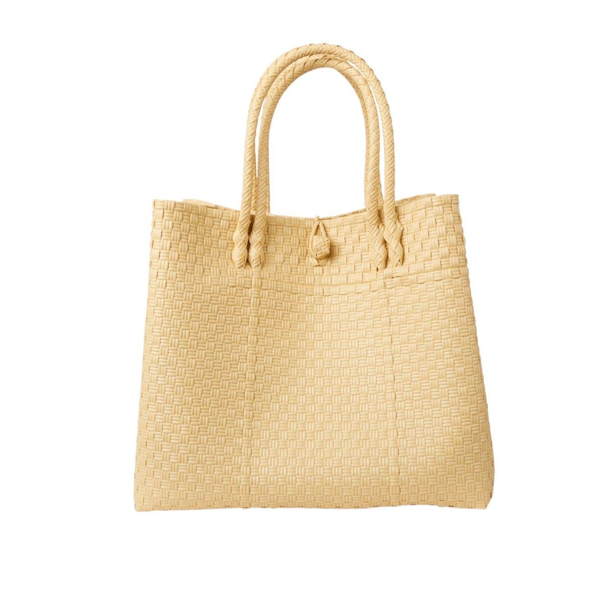 The Maxi Ella Handwoven Tote · Recycled Plastic