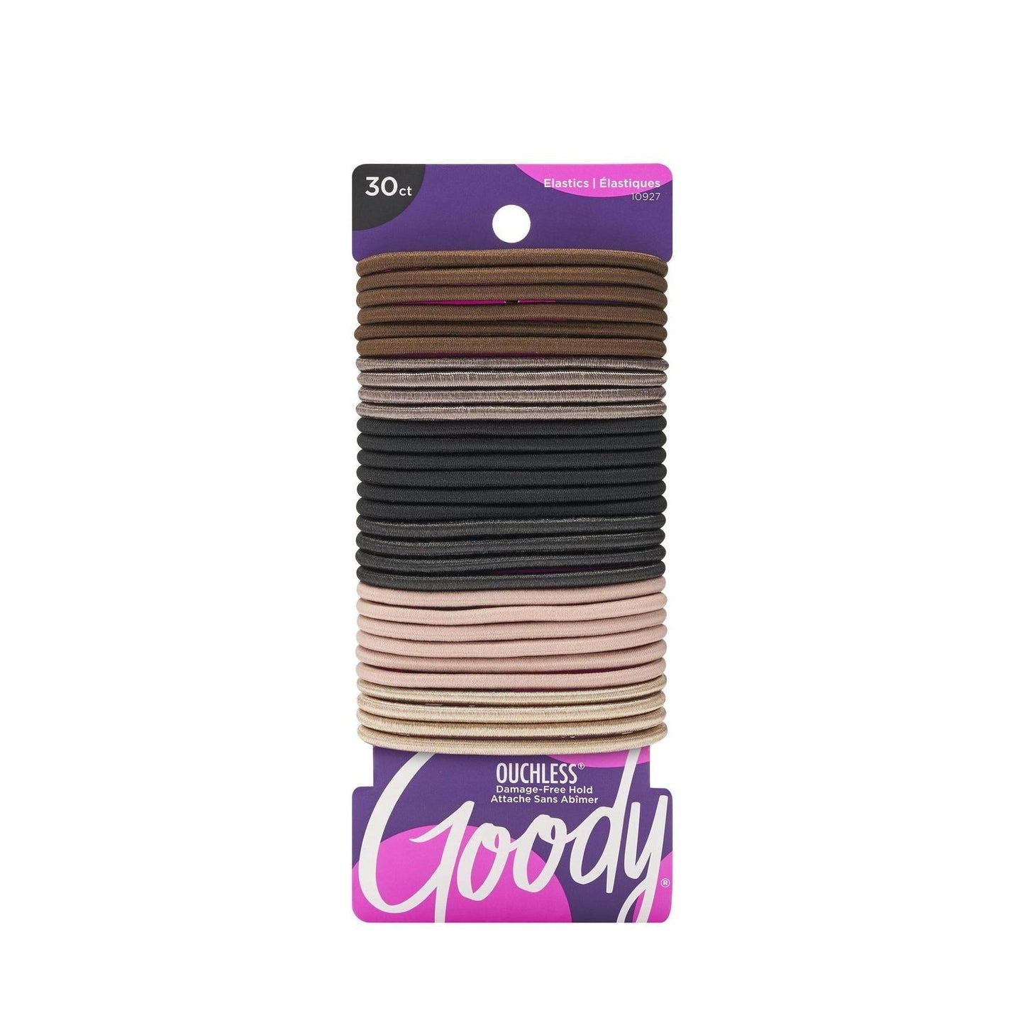 Goody WoMens Ouchless Braided Elastics, Starry Night