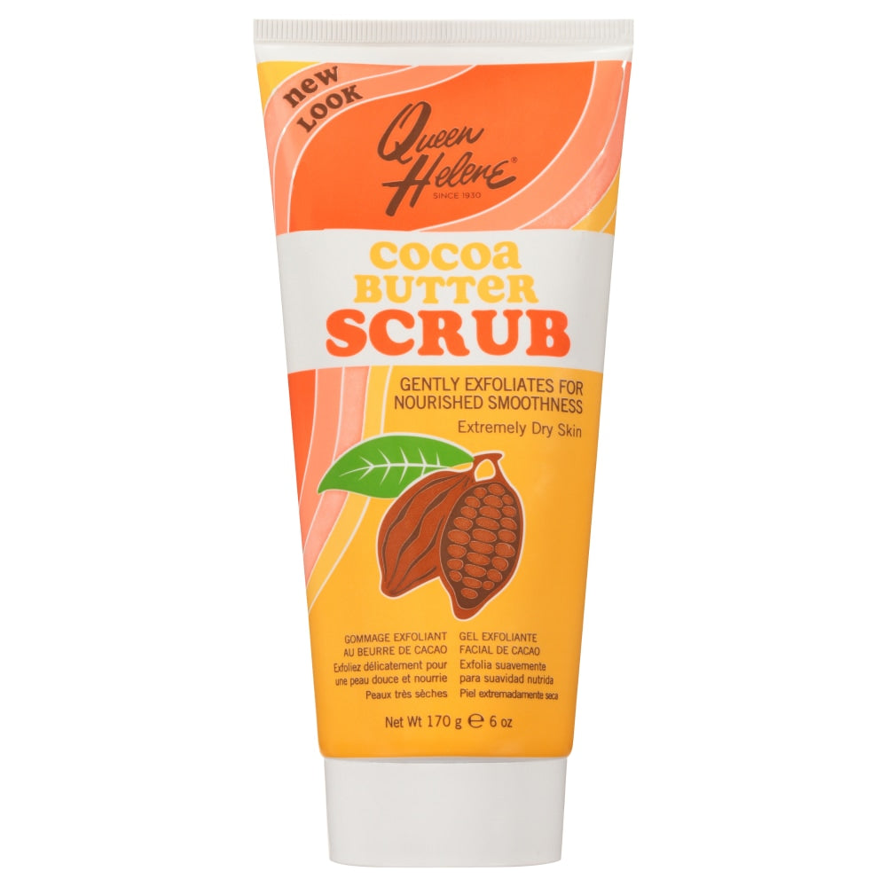 Queen Helene Soothing Cocoa Butter Natural Facial Scrub, 6 Ounce Tube