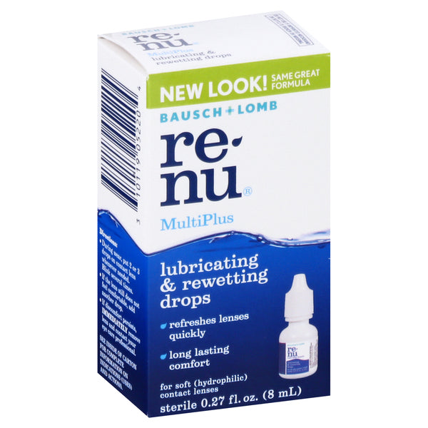 ReNu MultiPlus Sterile Lubricating & Rewetting Drops 0.27 Oz